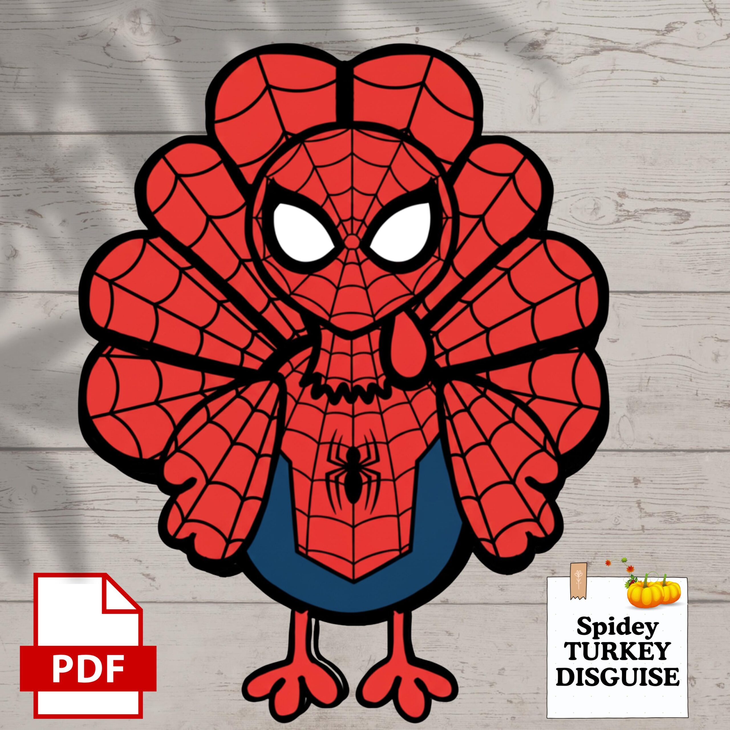 Disguise A Turkey Spider Man