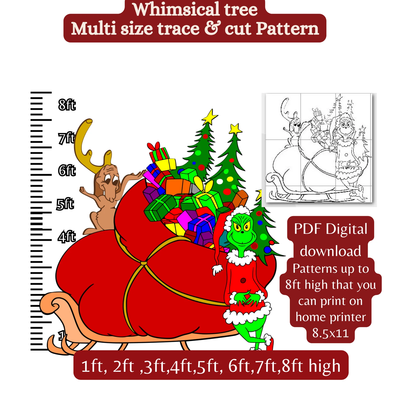 whoville christmas tree templates whoville christmas tree templates