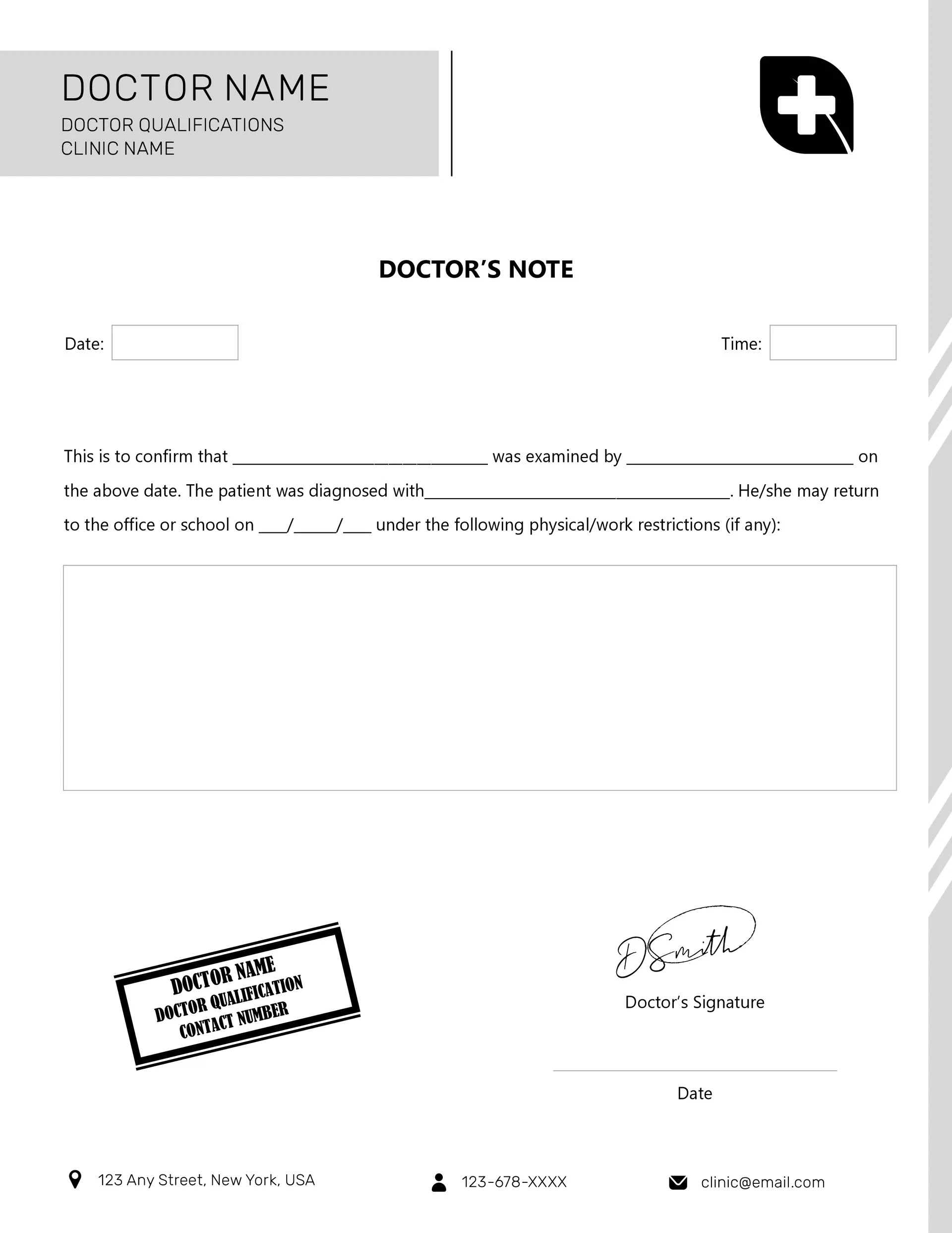 Doctors Note