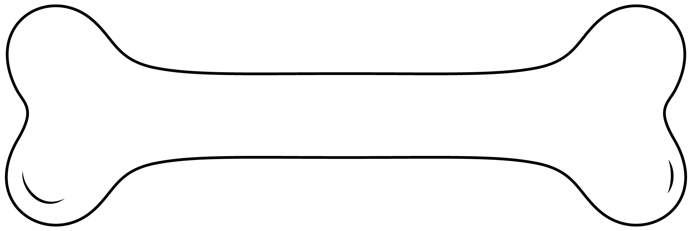 Dog Bone Printable Template Dog Bone Printable Template
