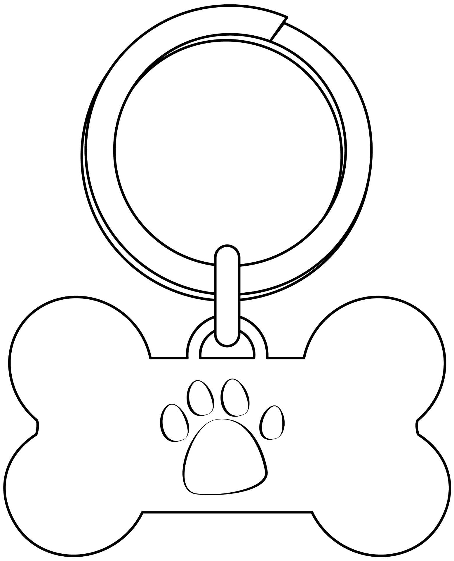 Dog Tag Printable Template