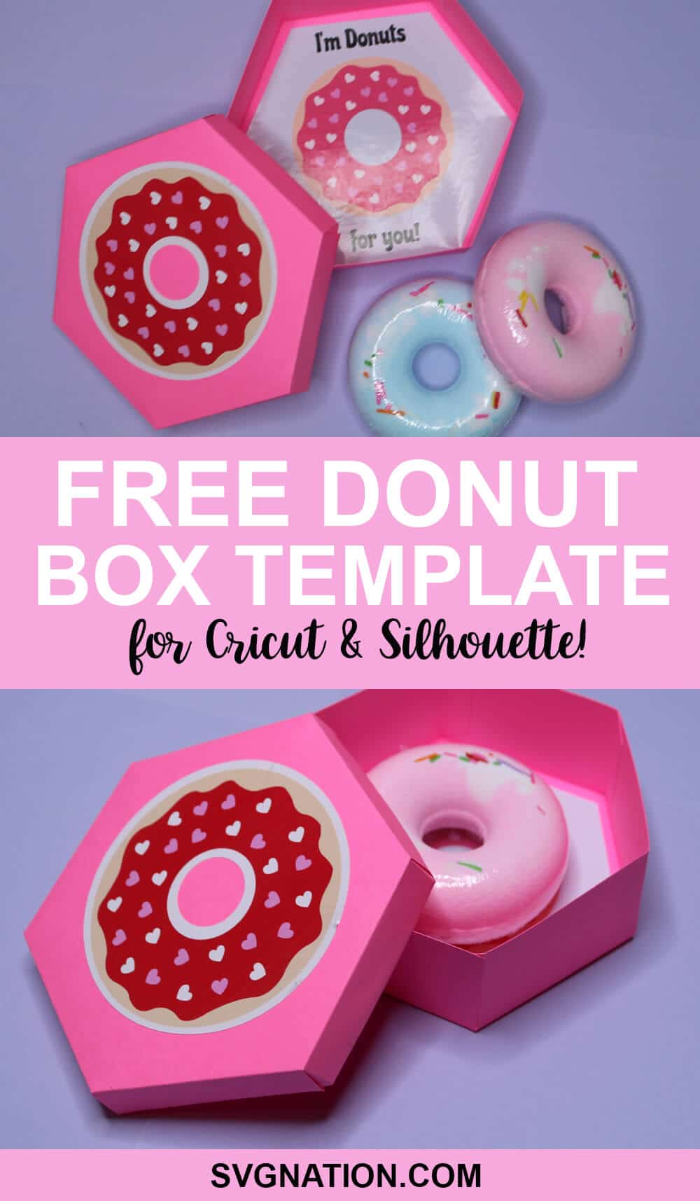 Donut Cricut Box