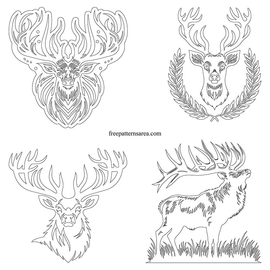 Download Printable Deer Outline Templates Pdf Download Printable Deer Outline Templates Pdf