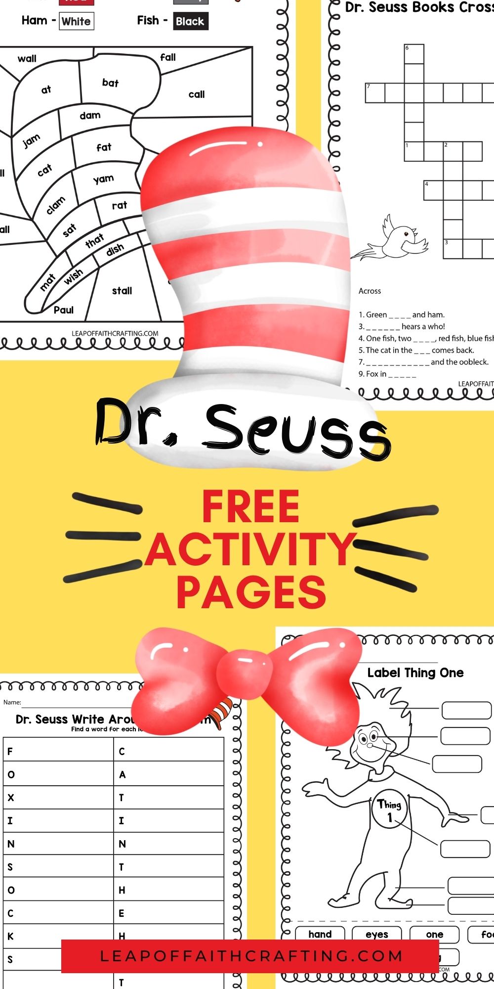Dr Seuss Worksheets Free