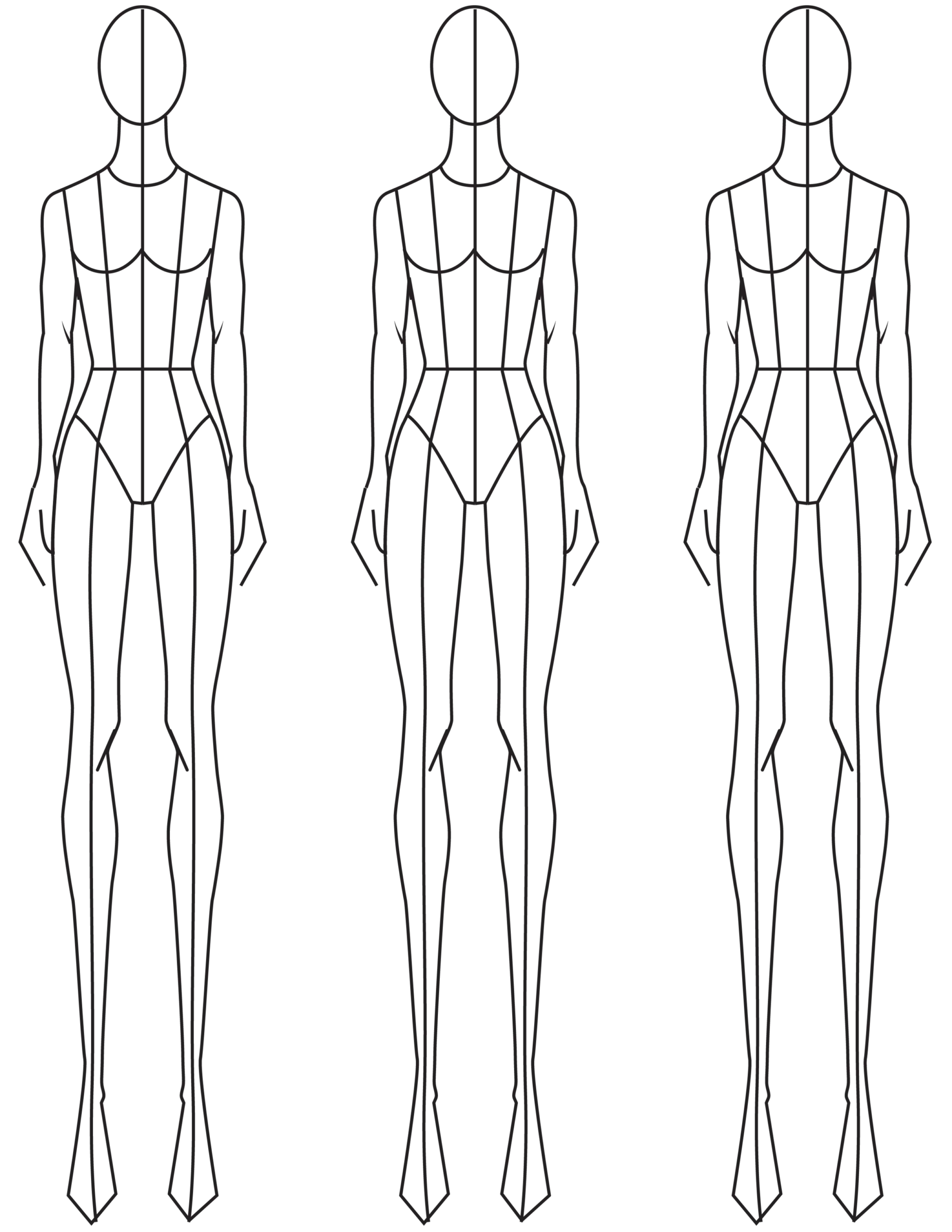 Drawing The Fashion Figure With 9 Heads Proportion Part 1 Drawing The Fashion Figure With 9 Heads Proportion Part 1