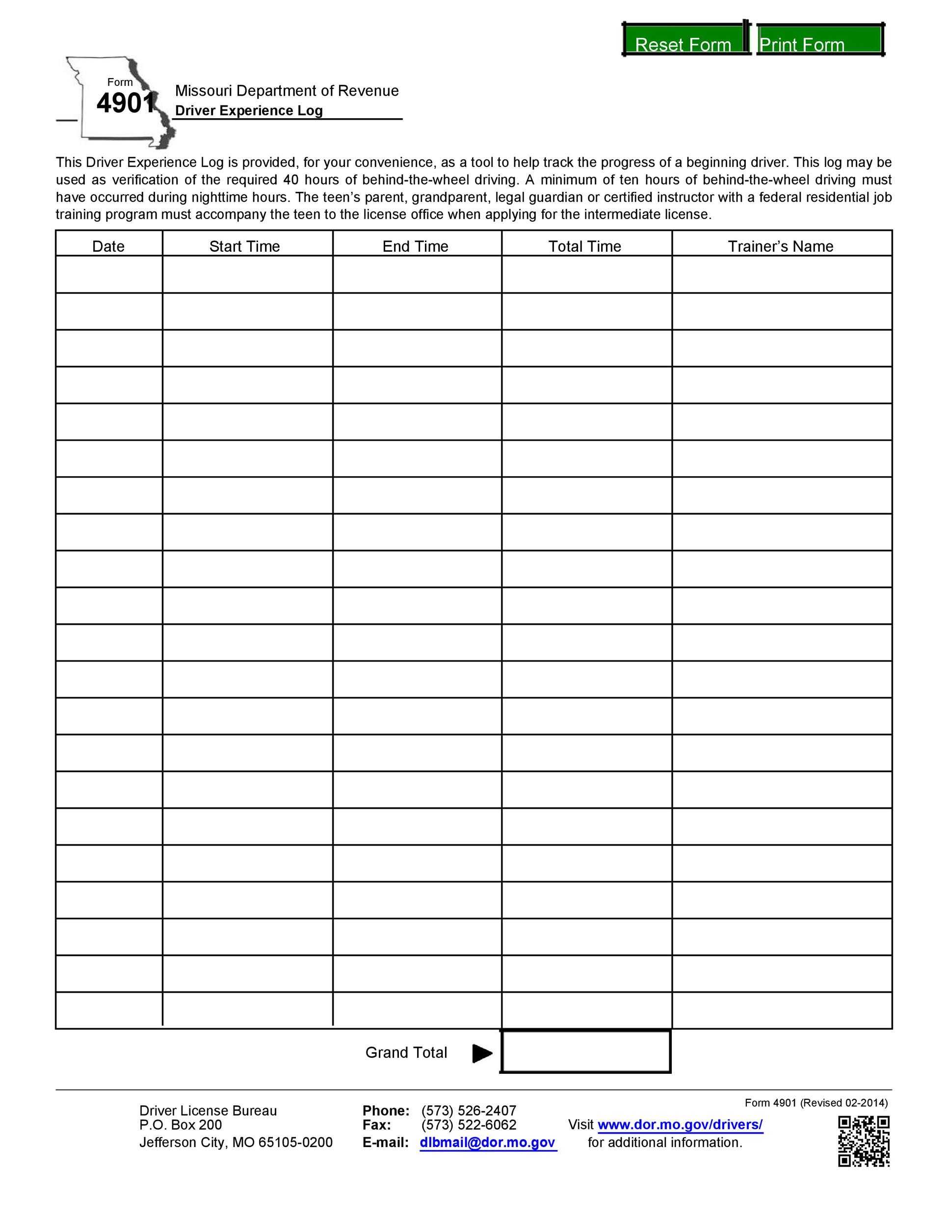 free printable driver daily log sheet template free printable driver daily log sheet template