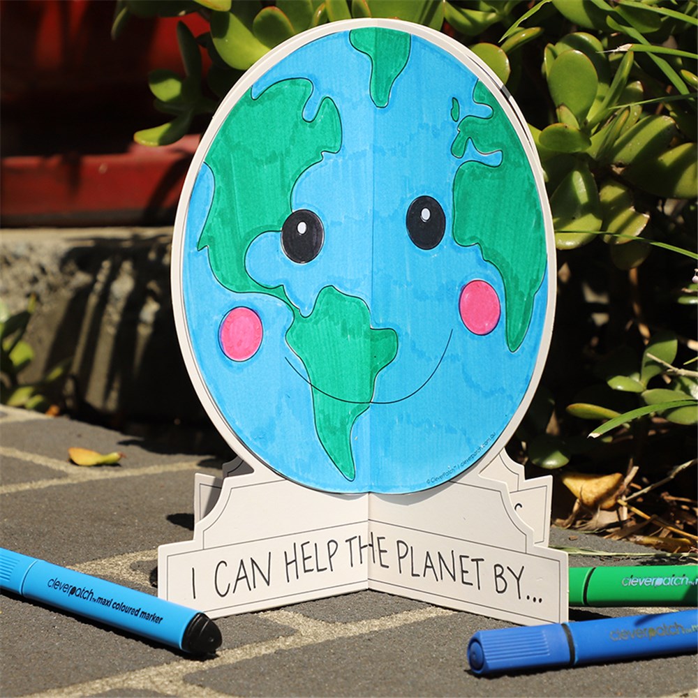 free printable 3d globe template