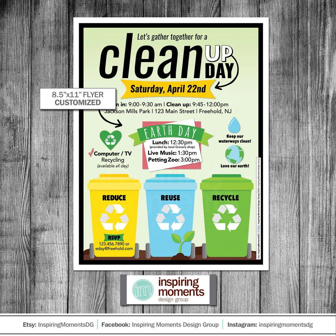 Earth Day Clean Up Flyer Community Event Earth Day Clean Up Flyer Community Event