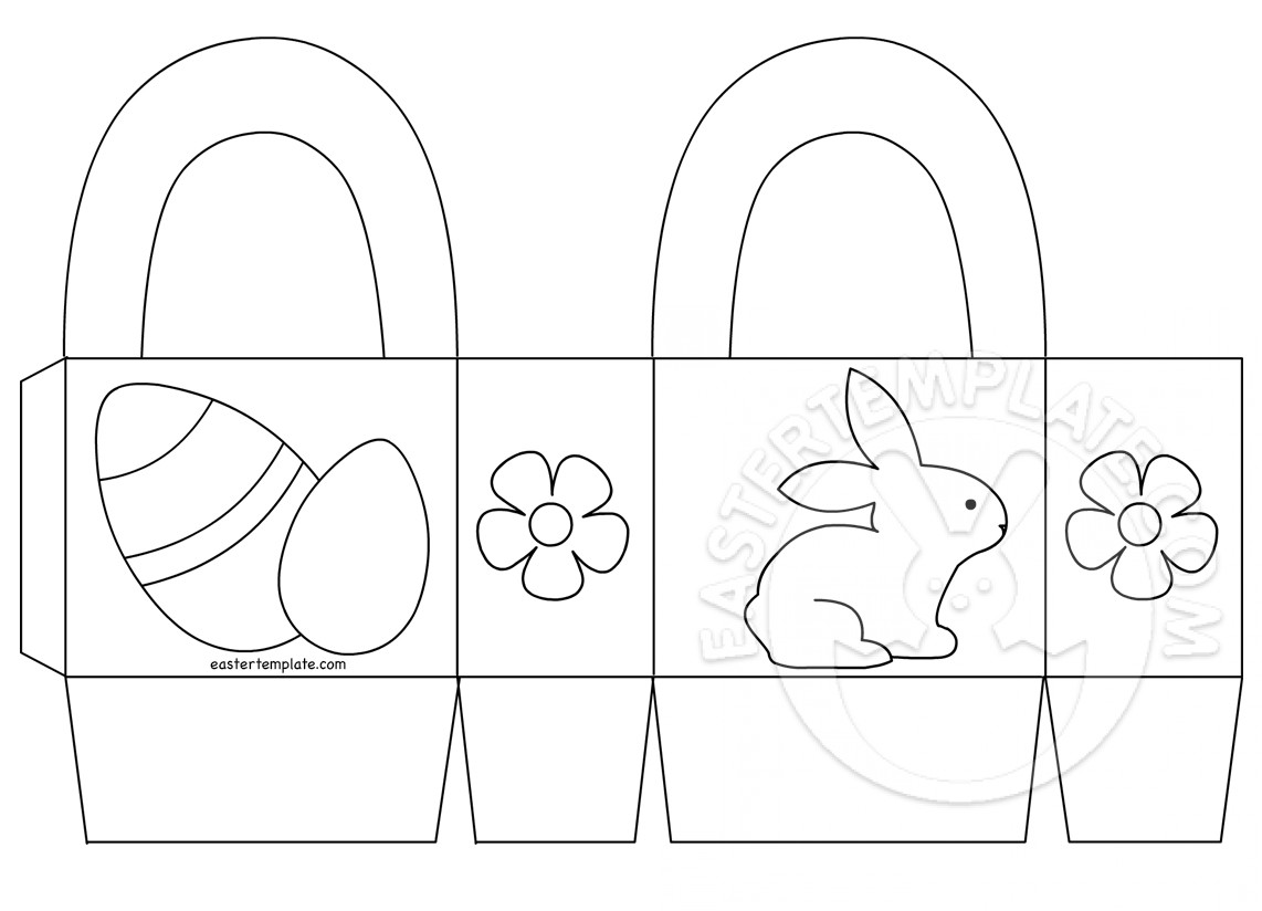 Easter Basket Printable Coloring Page