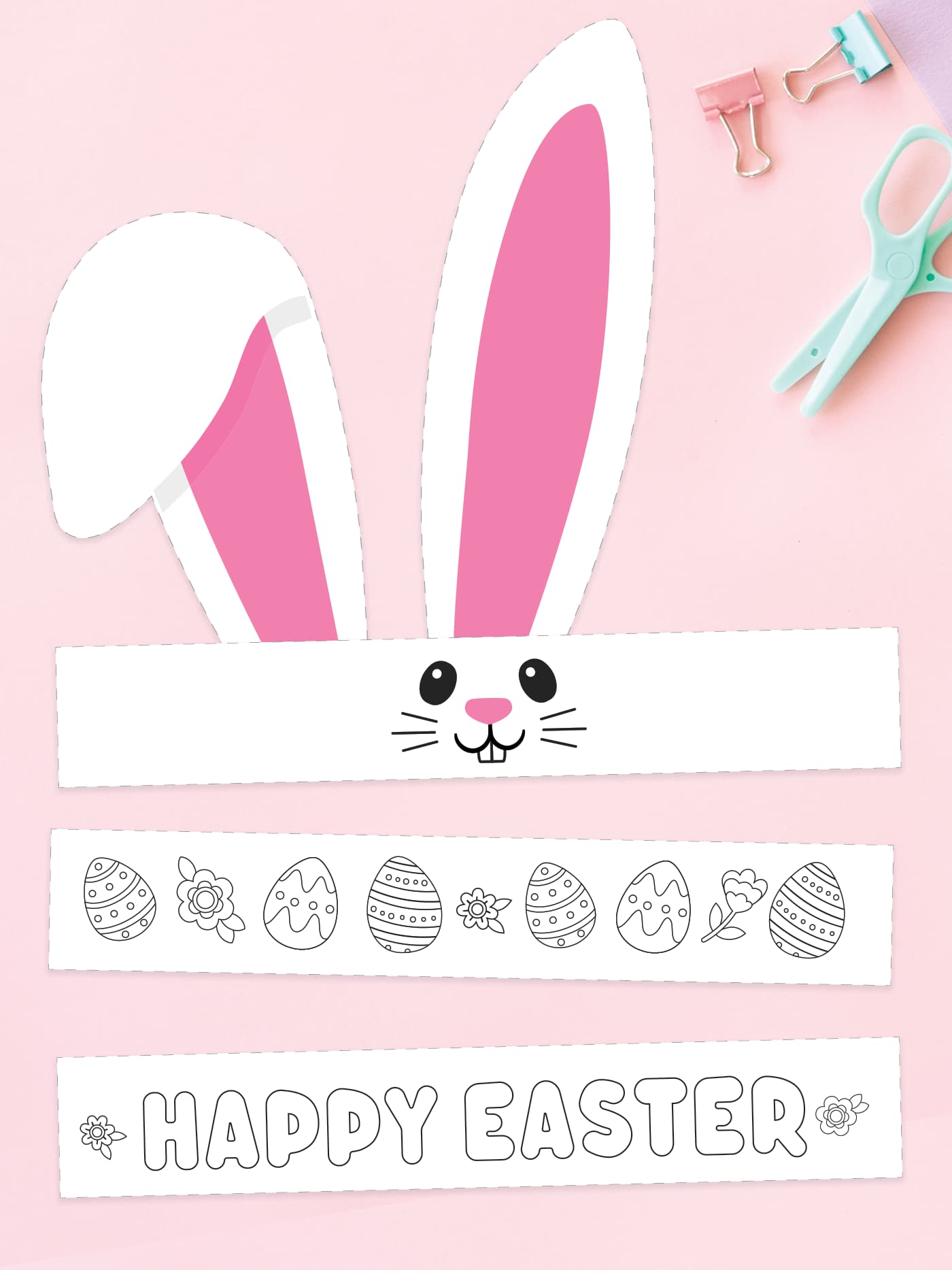 Easter Bunny Ears Template Easter Bunny Ears Template