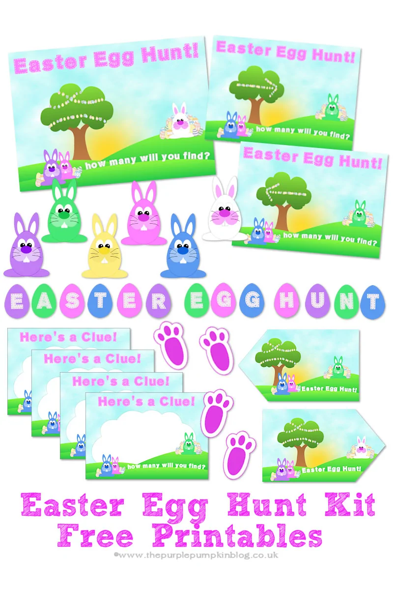 Easter Egg Hunt Kit Free Printables