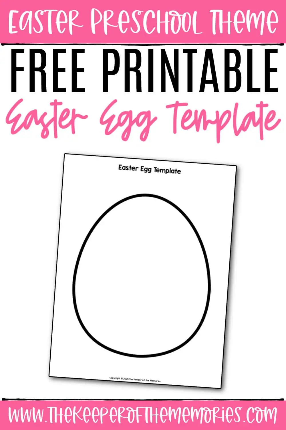 Easter Egg Template
