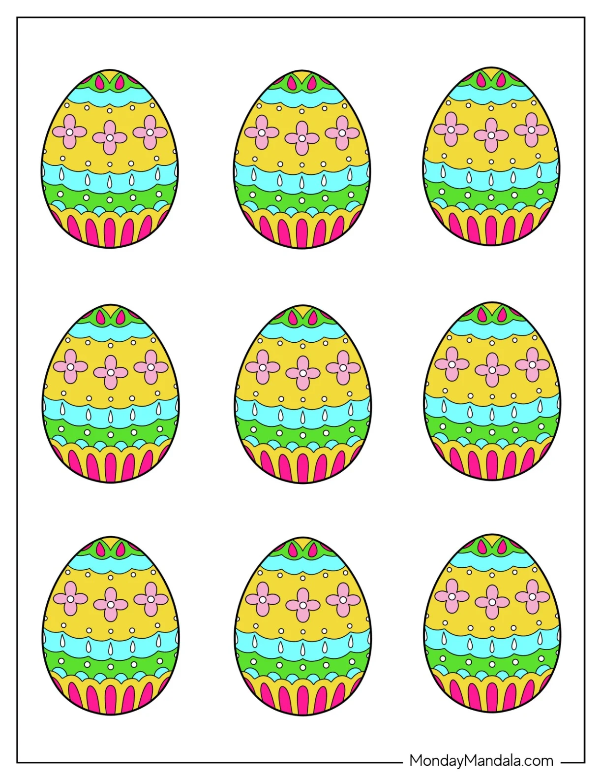 Easter Egg Template