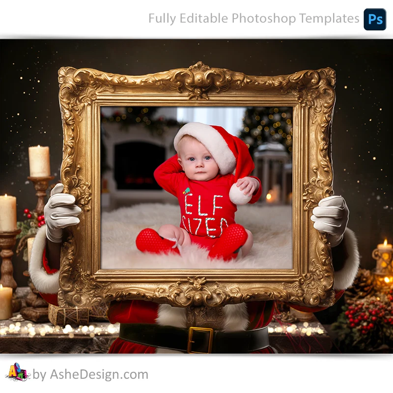 Easy Effects Santa Frame