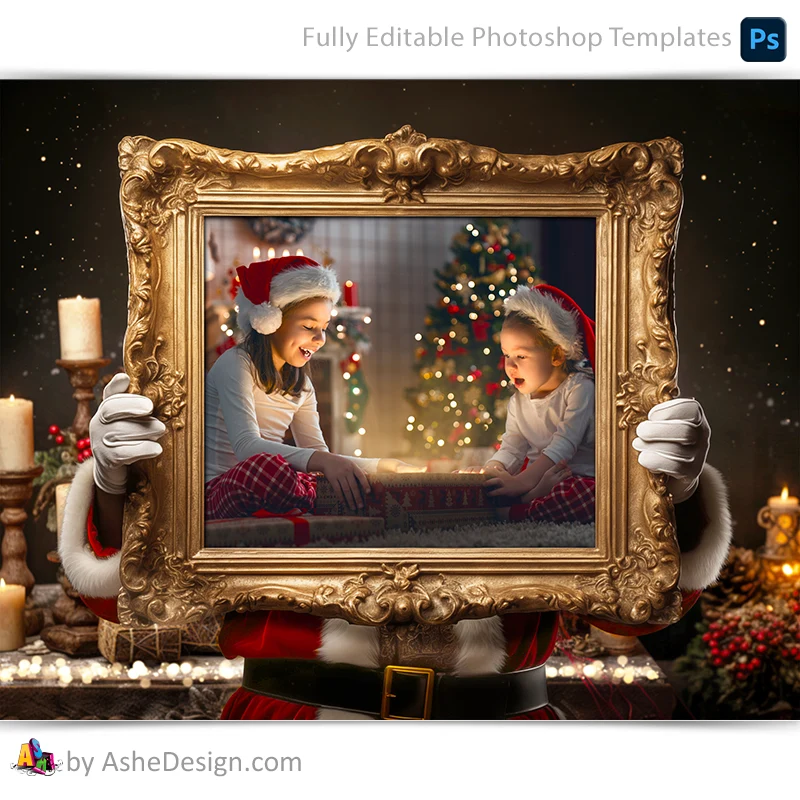 Easy Effects Santa Frame