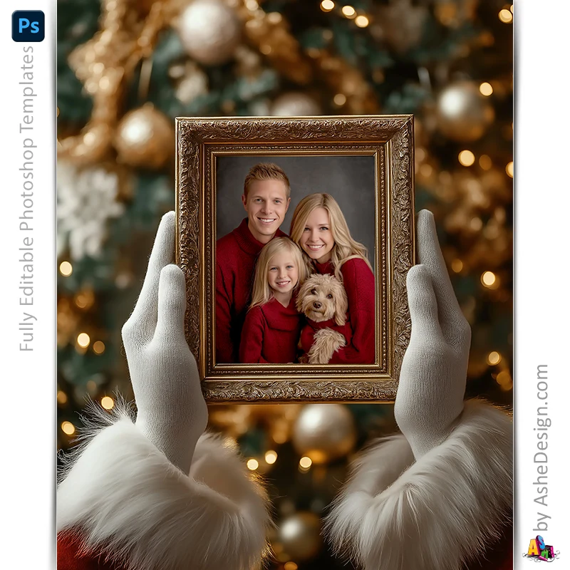 Easy Effects Santa Hands Frame