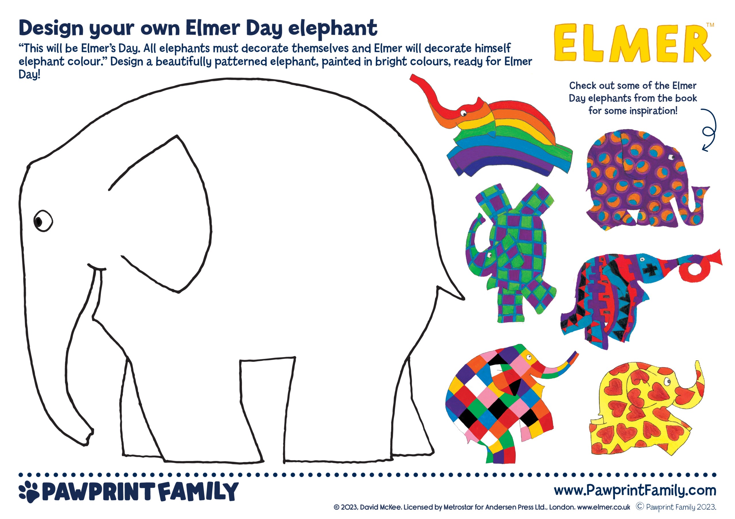 Elmer Day Elephant