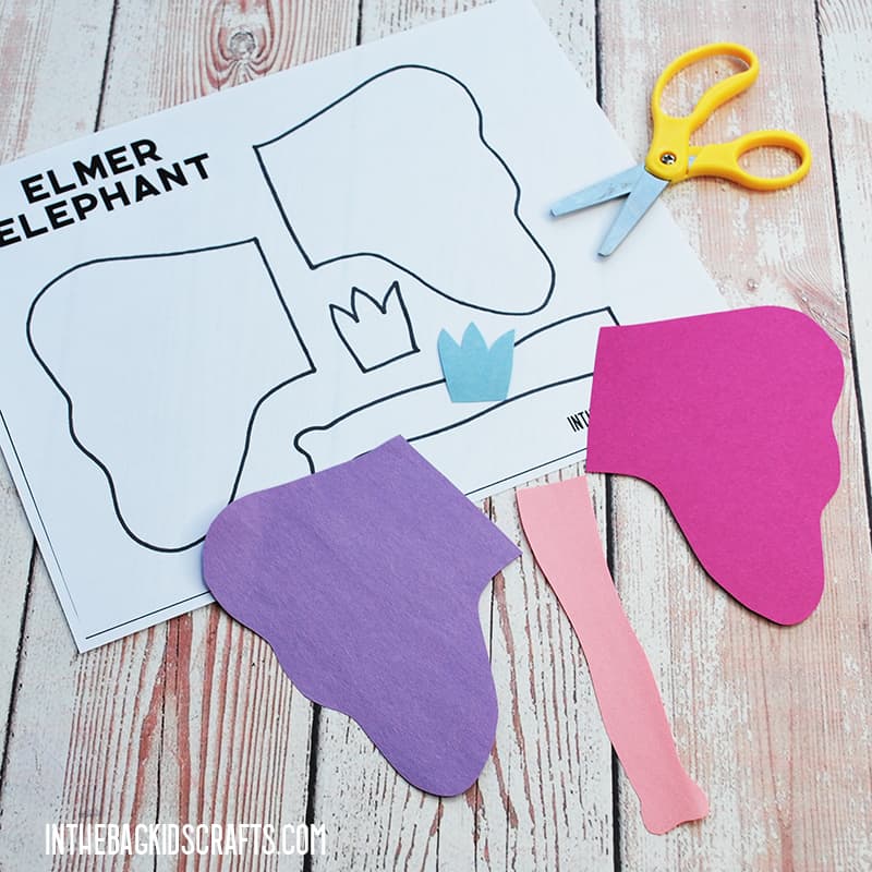 free printable elmer the elephant template free printable elmer the elephant template