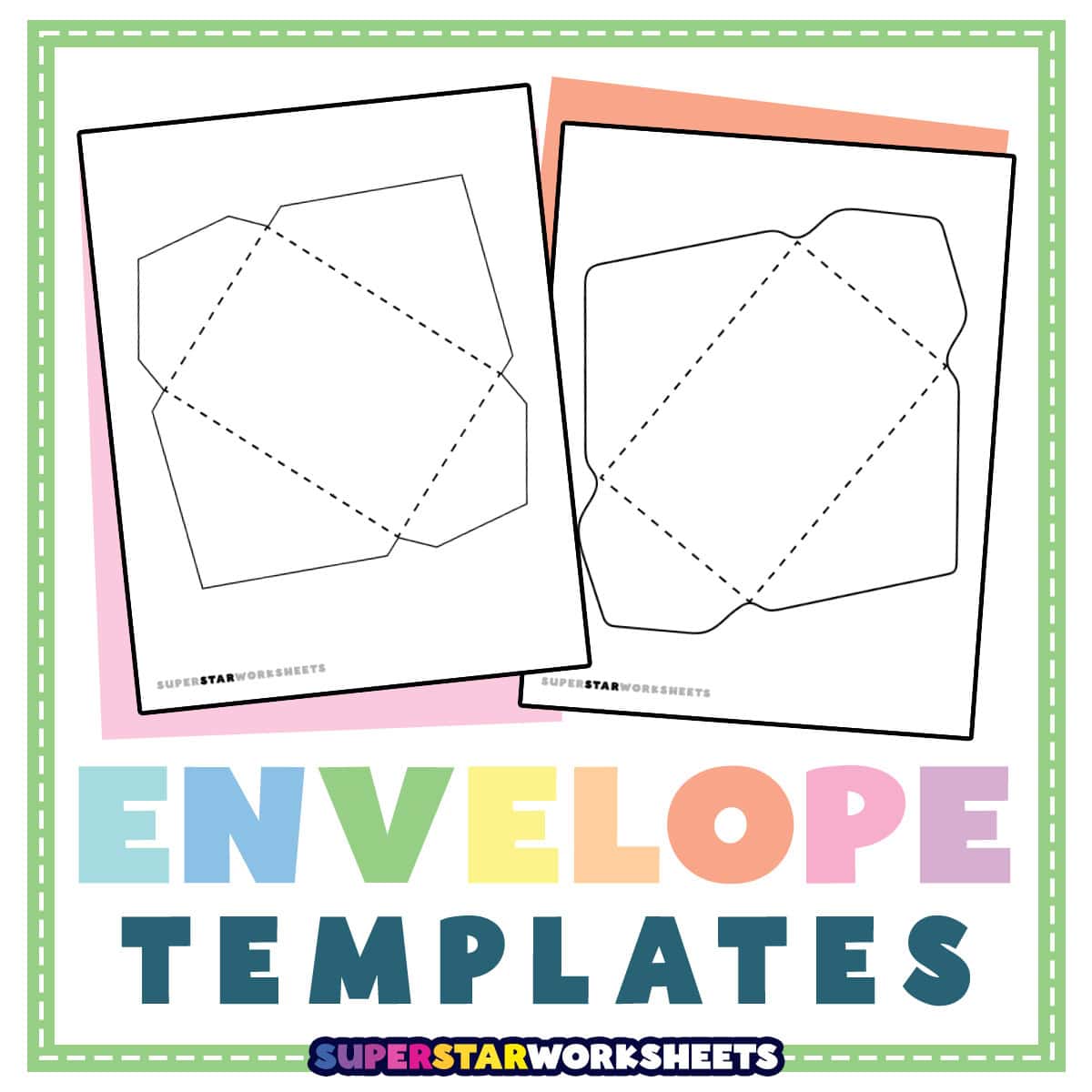 free printable envelope size 10 template free printable envelope size 10 template