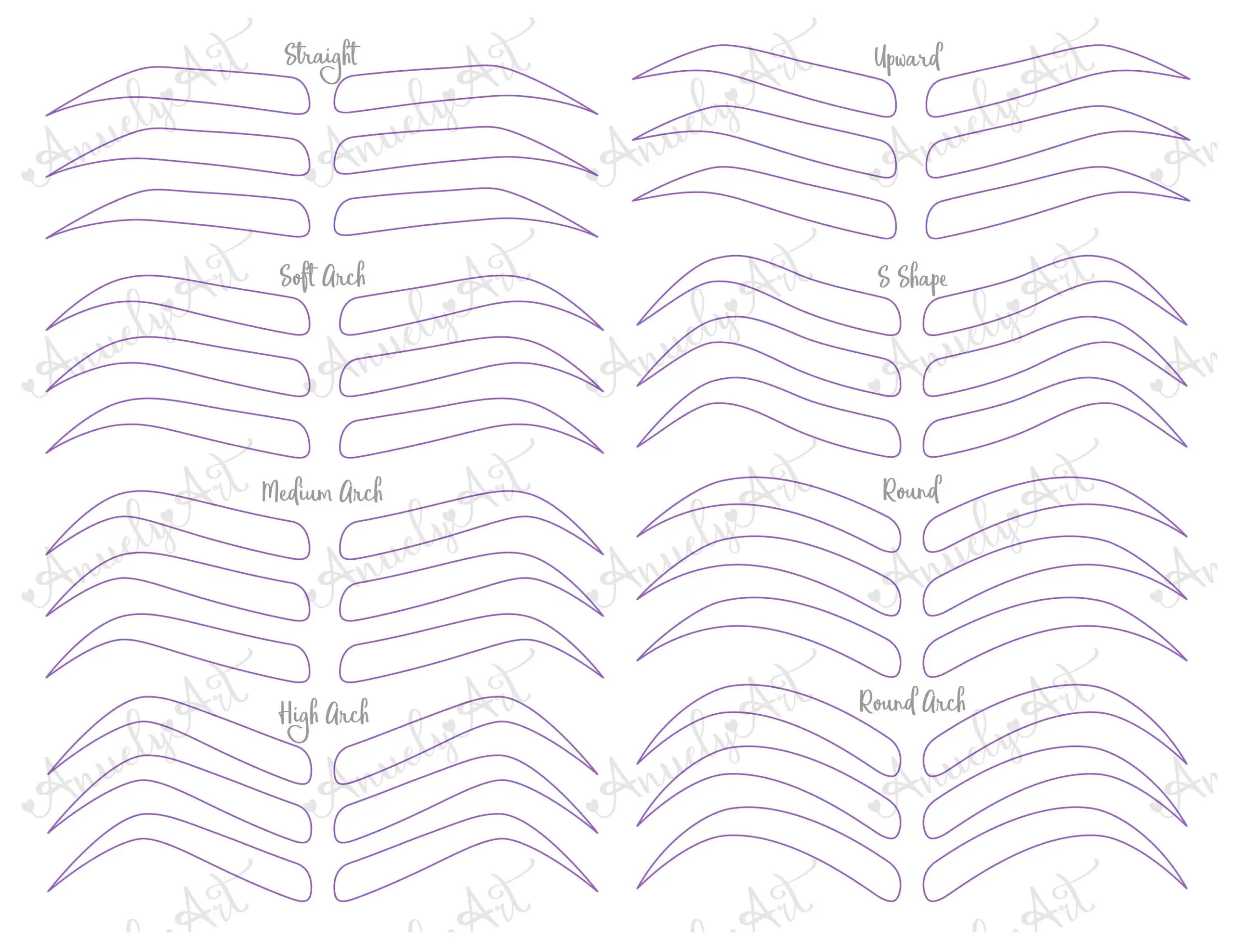 Eyebrows Png Eps Beauty Eyebrow Clipart