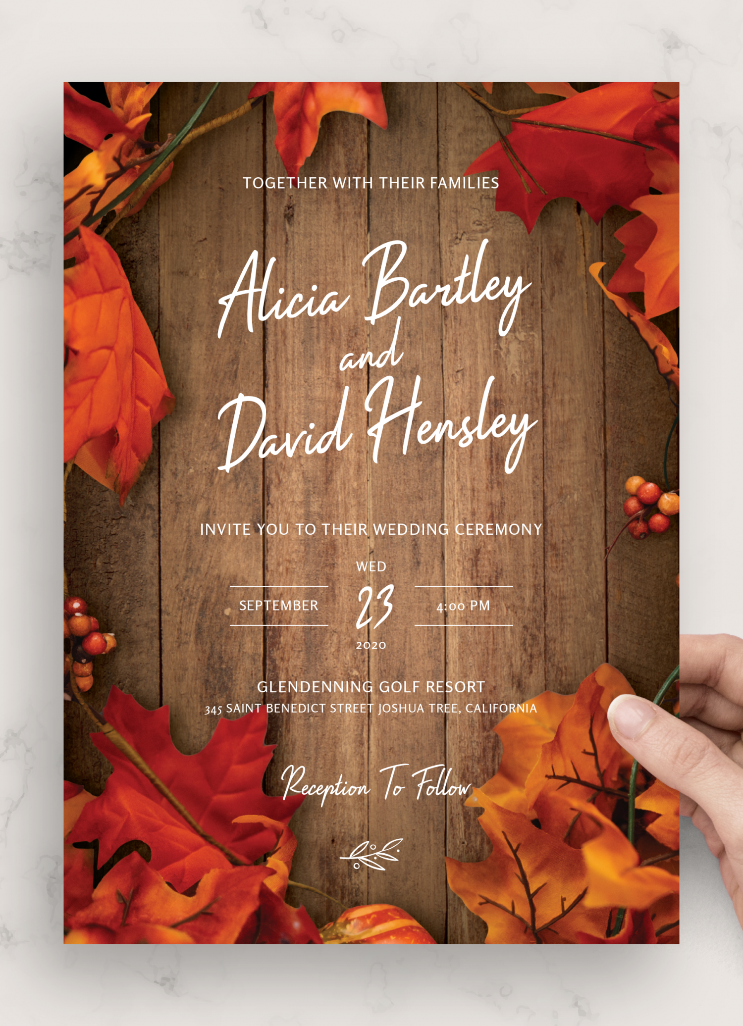 Fall Rustic Wedding