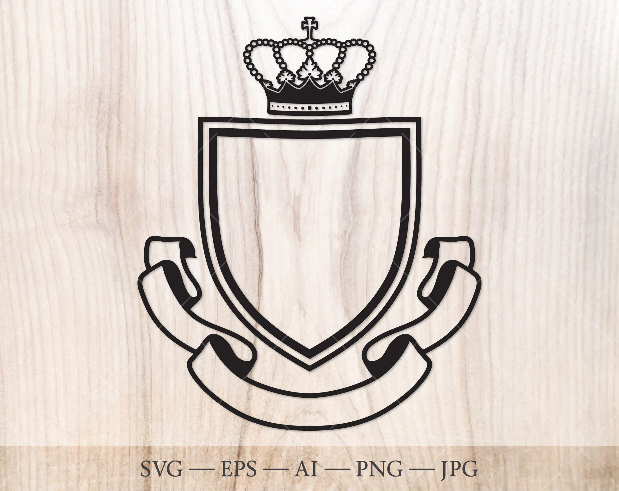Family Crest Svg Template Coat Of Arms