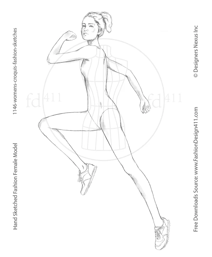 Fashion Croquies Template