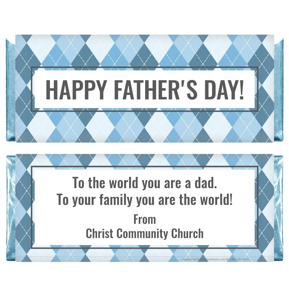 Fd201 Fathers Day Stripes Wrapper