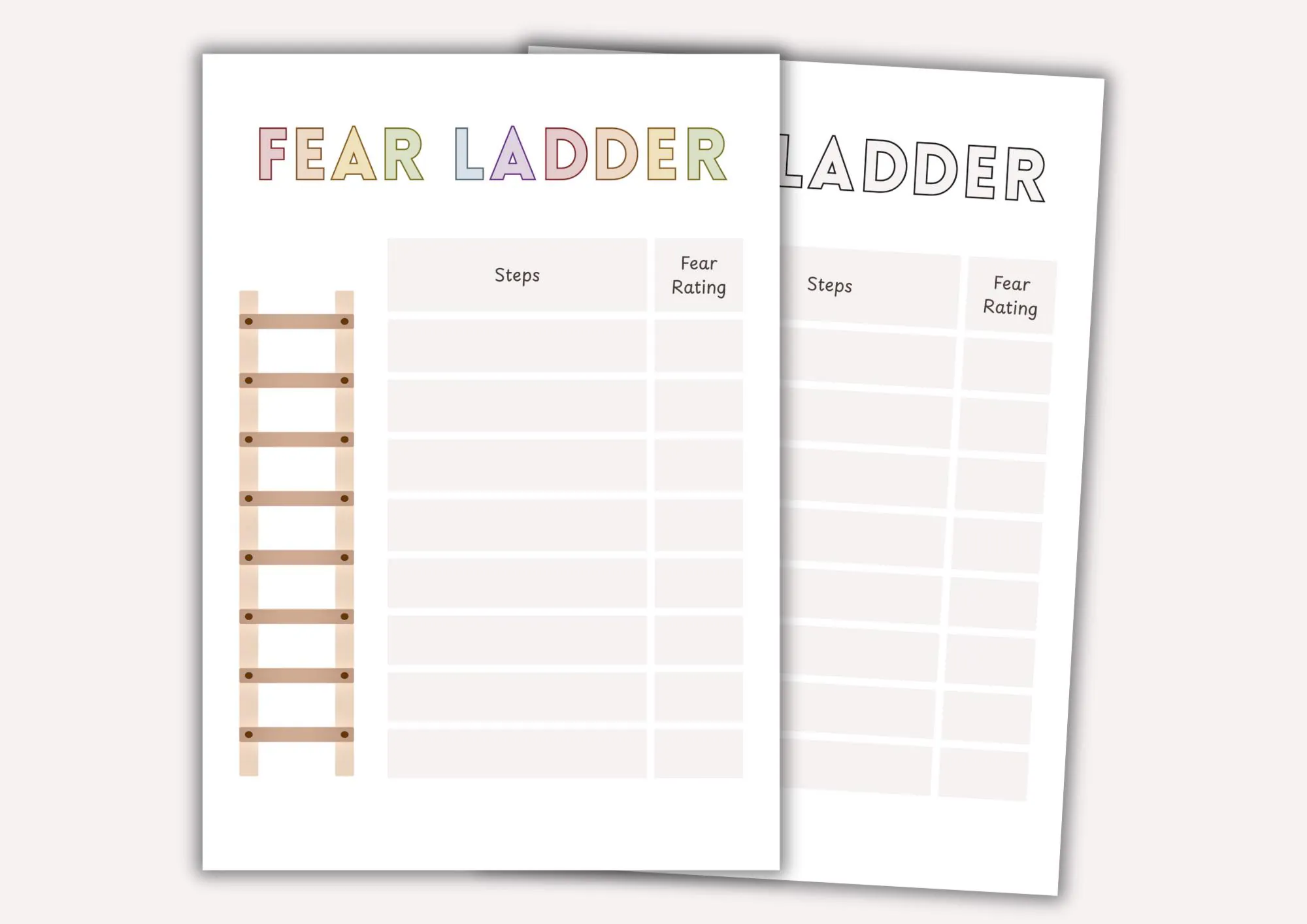 Fear Ladder Exposure Therapy Anxiety And
