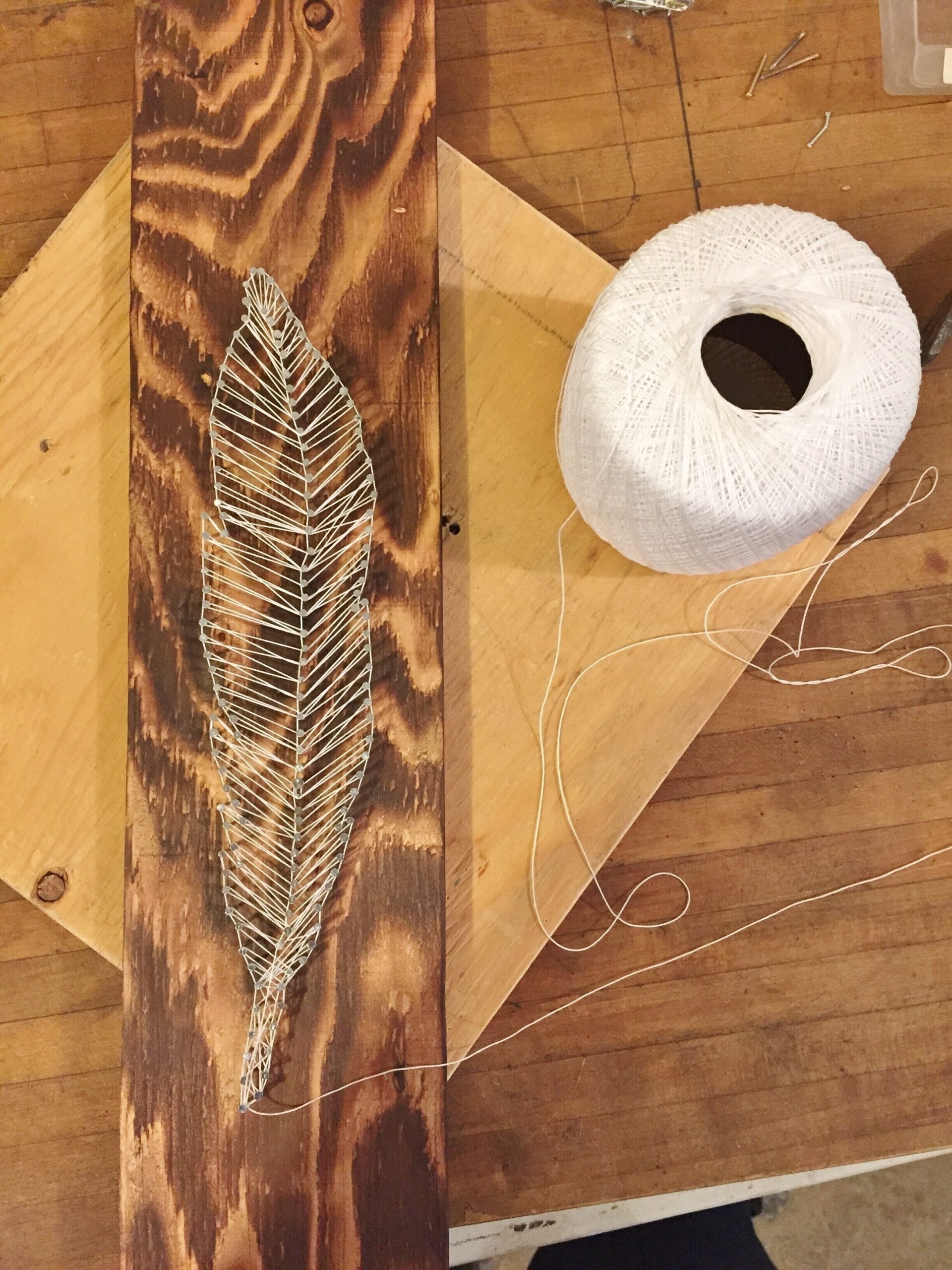 Feather String Art