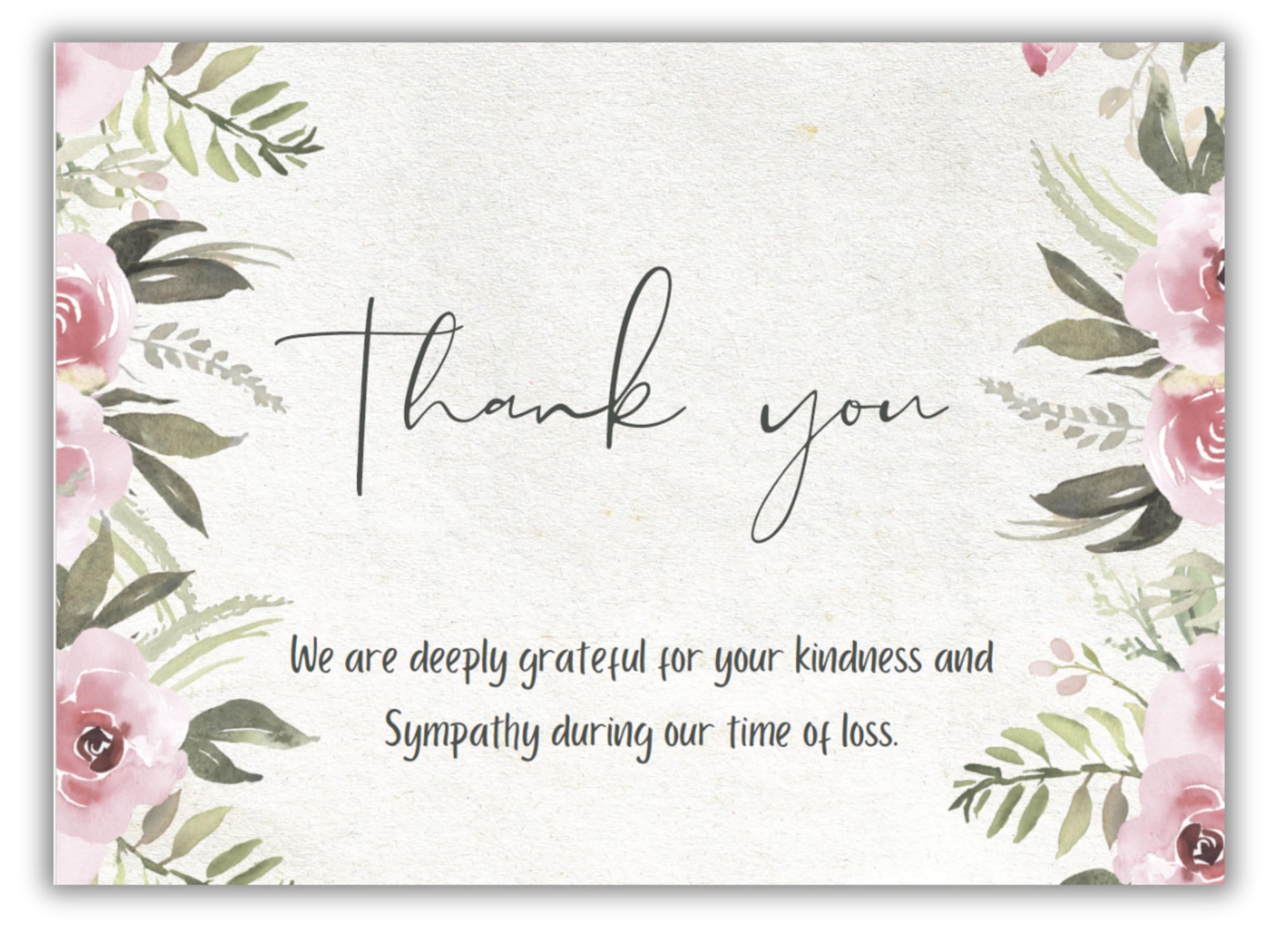 Find The Perfect Funeral Thank You Card Template