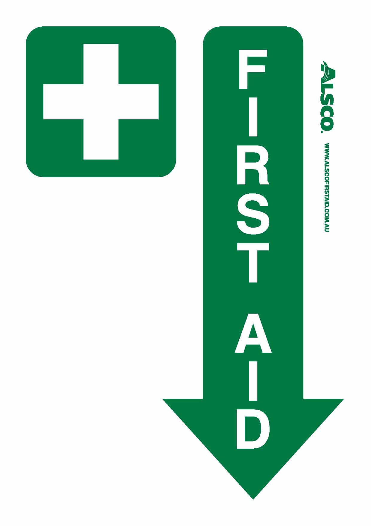 free printable first aiders sign template free printable first aiders sign template