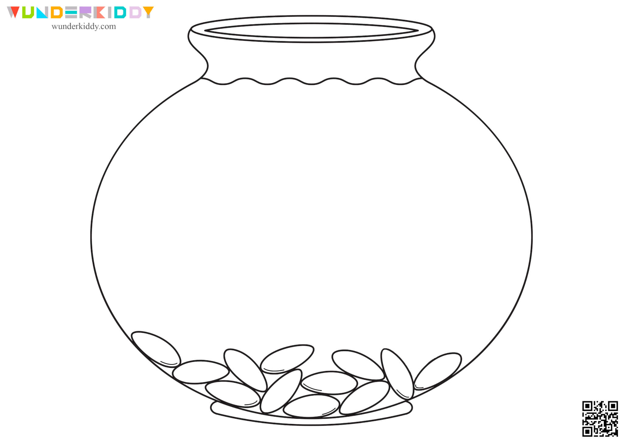 free printable fish bowl template free printable fish bowl template