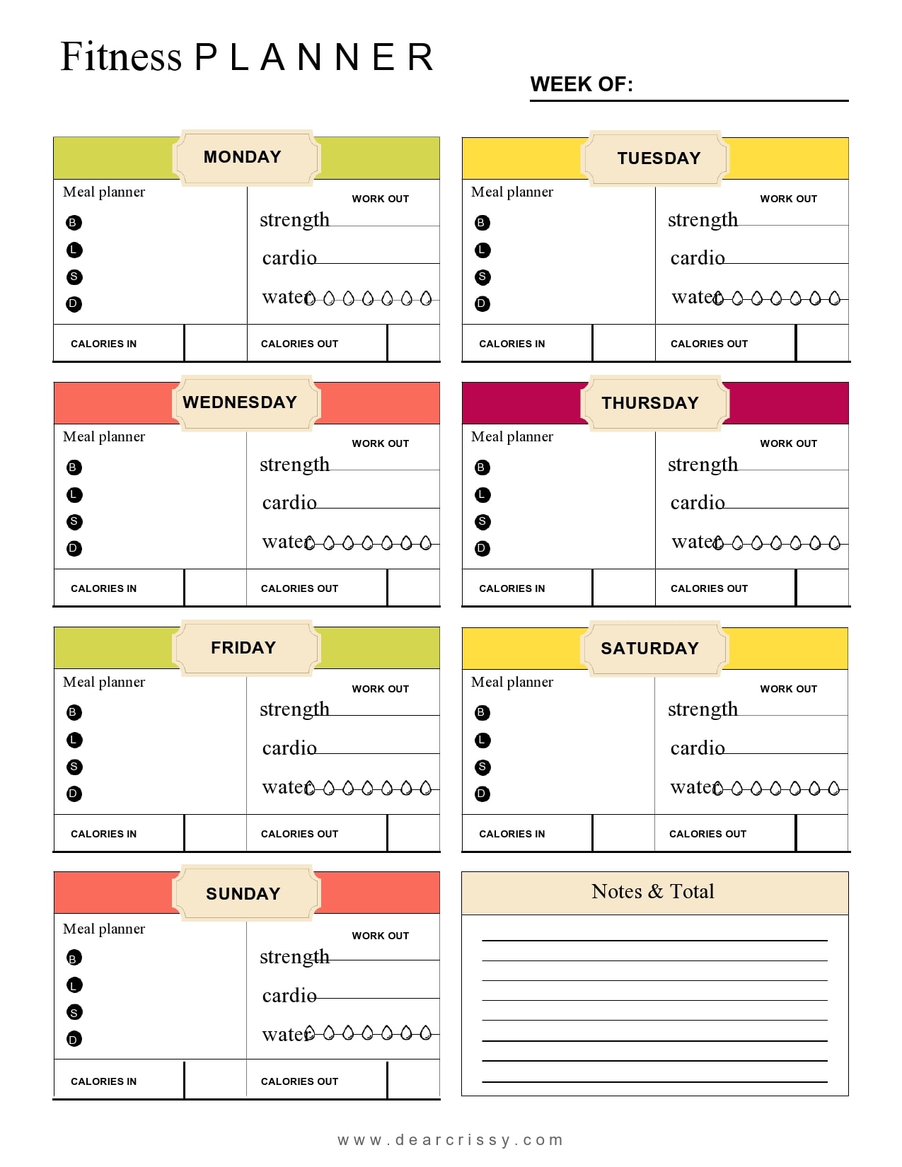 Fitness Journal
