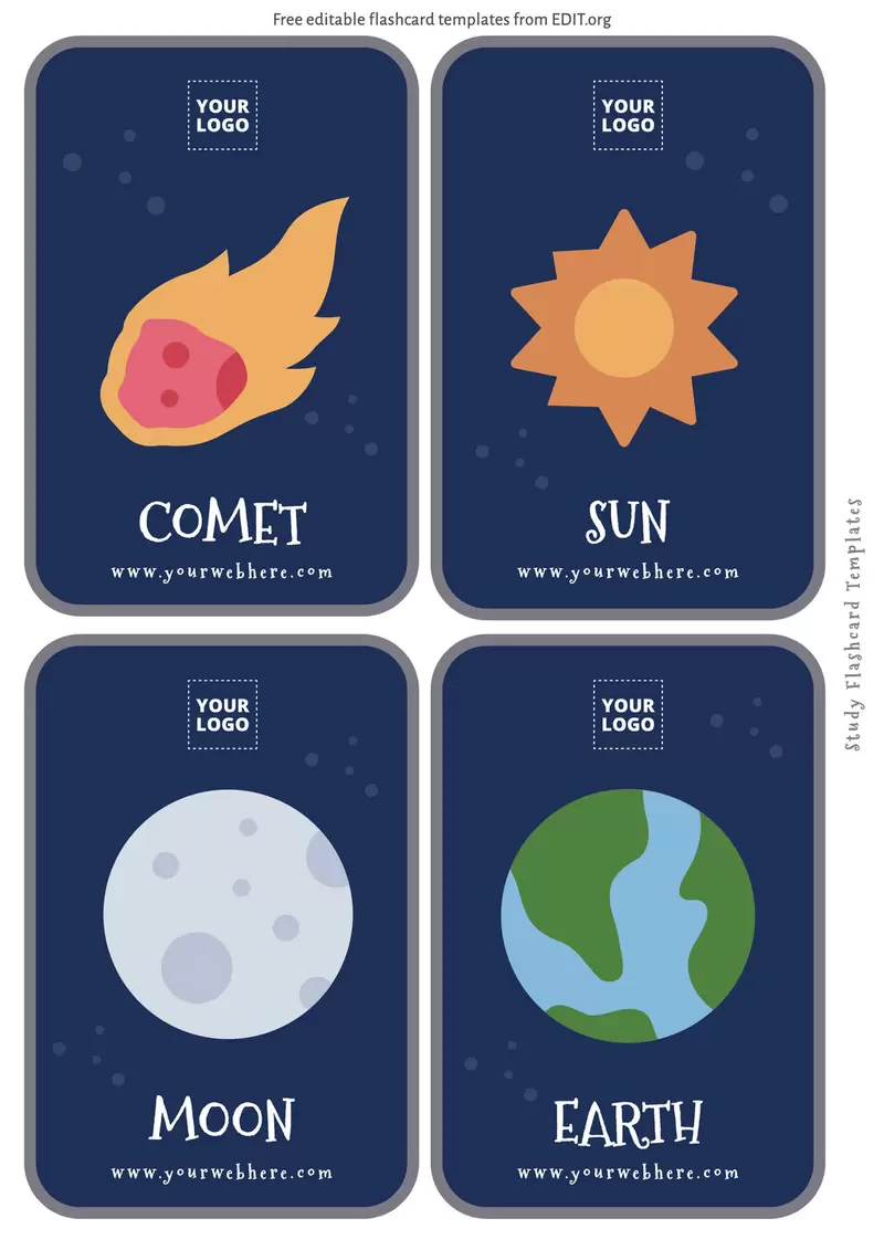 free printable flash card template free printable flash card template