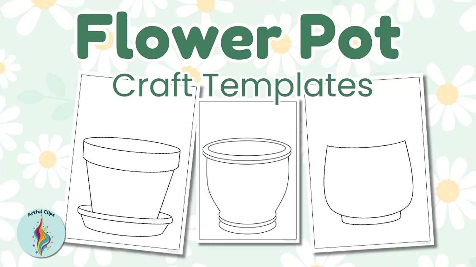 Flower Pot Template Flower Pot Template