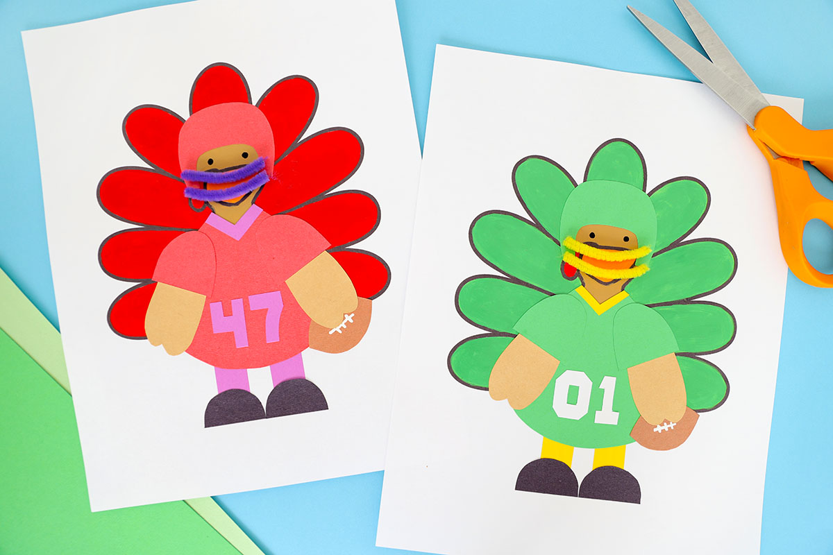 Football Player Turkey Disguise