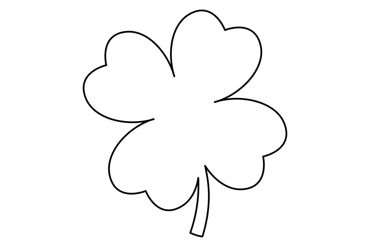 Four Leaf Clover Template