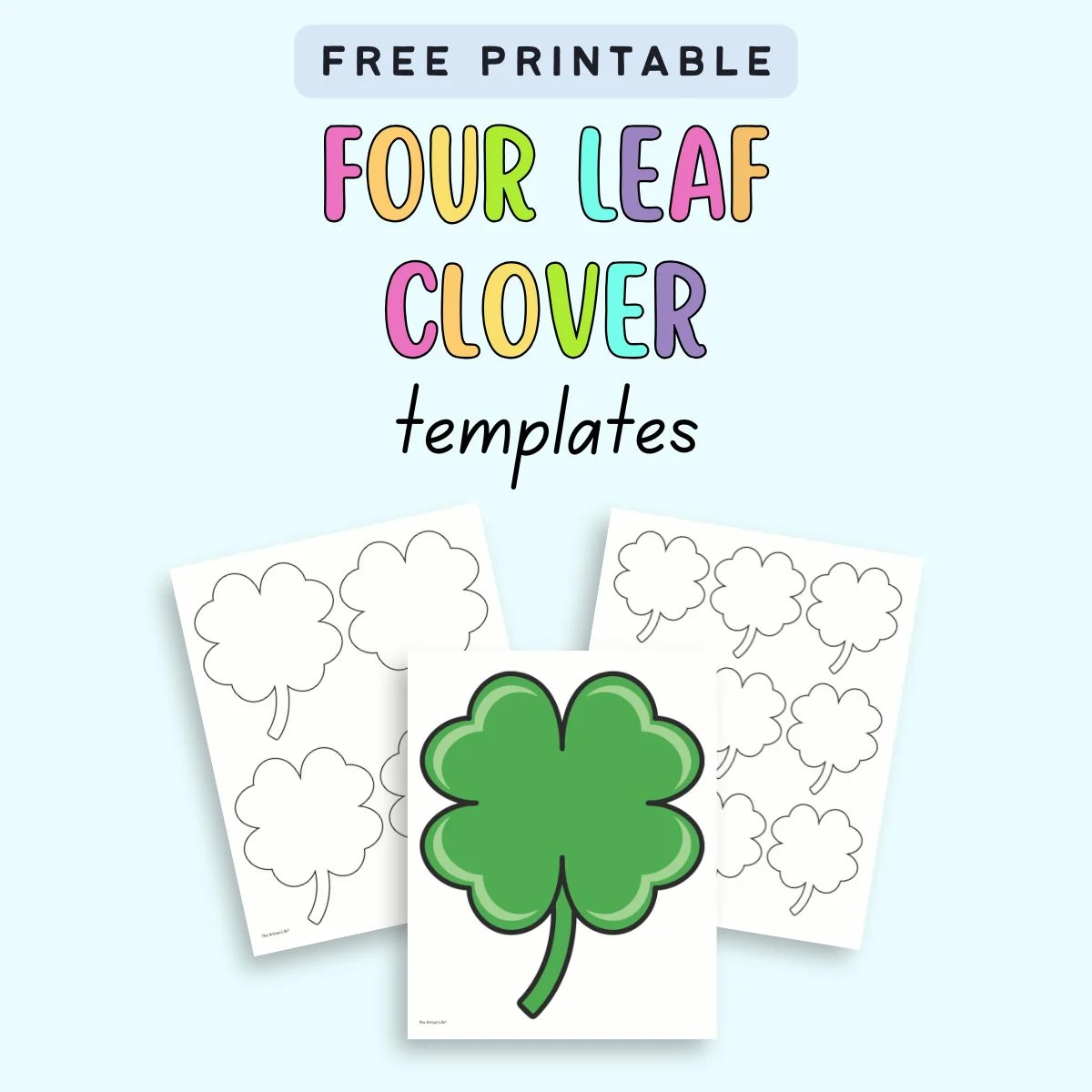 Four Leaf Clover Templates