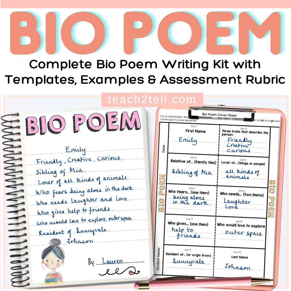 Free Bio Poem Template