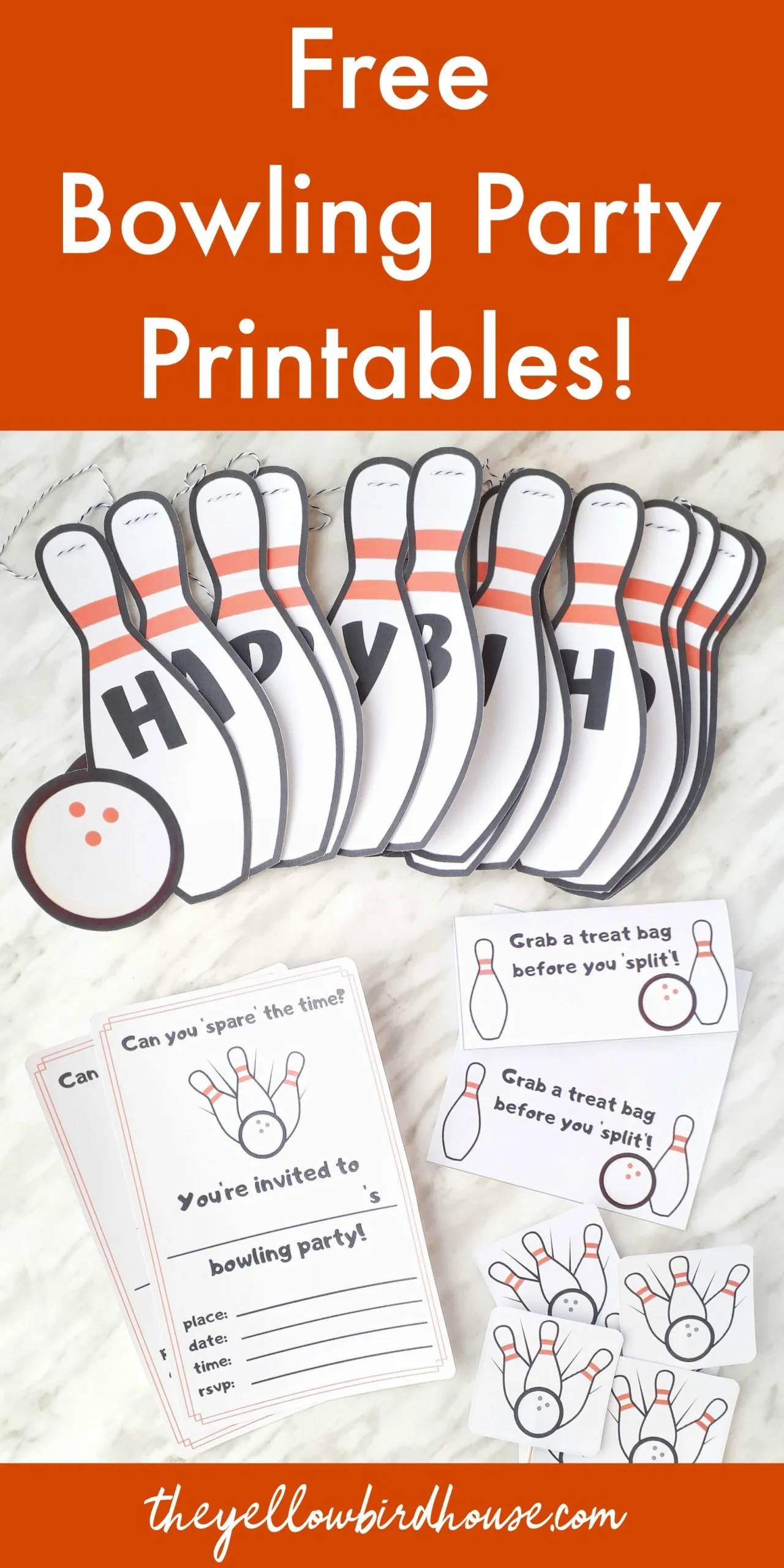 Free Bowling Party Printables Free Bowling Party Printables