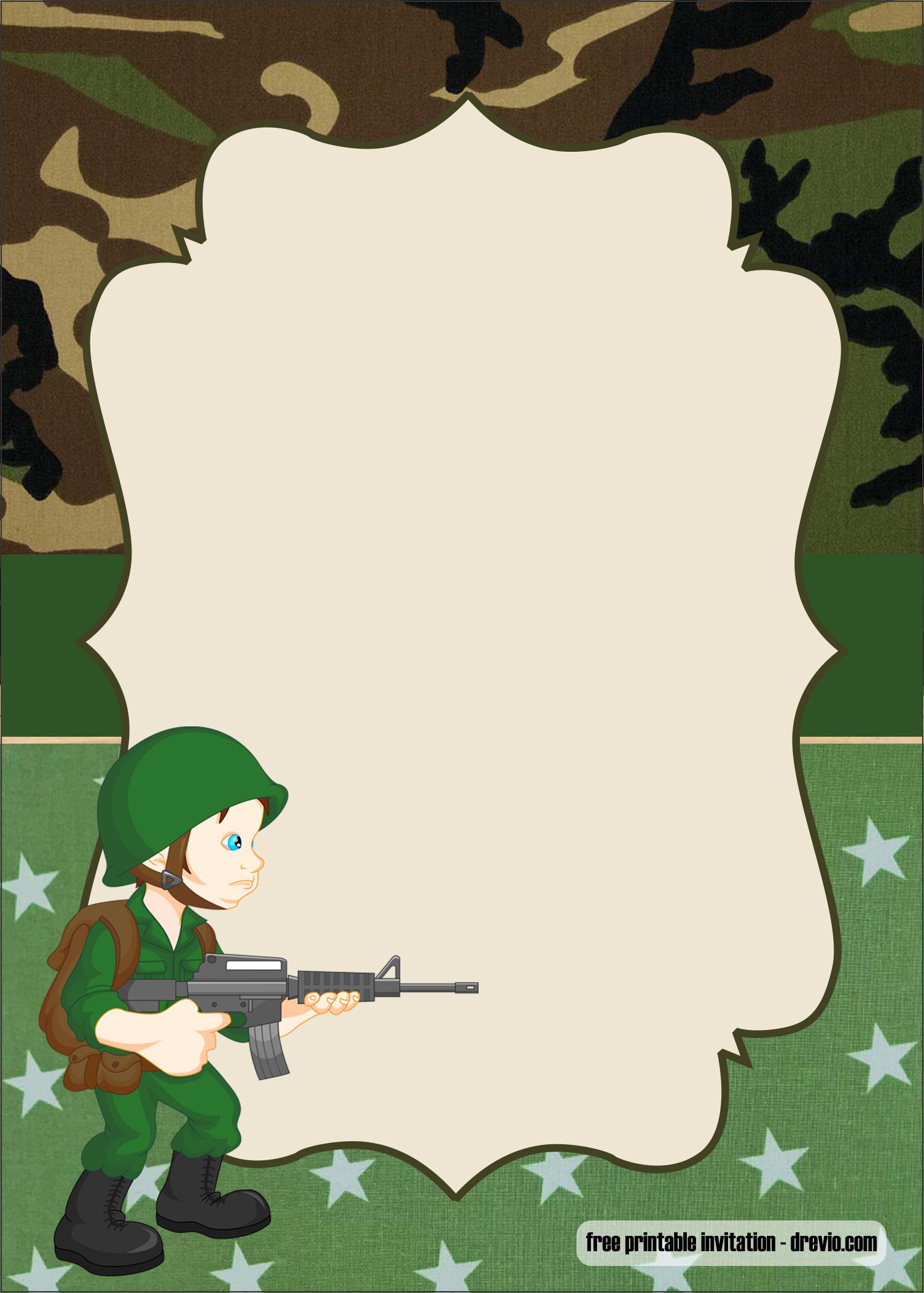 Free Camo Baby Shower Invitation Template Free Camo Baby Shower Invitation Template