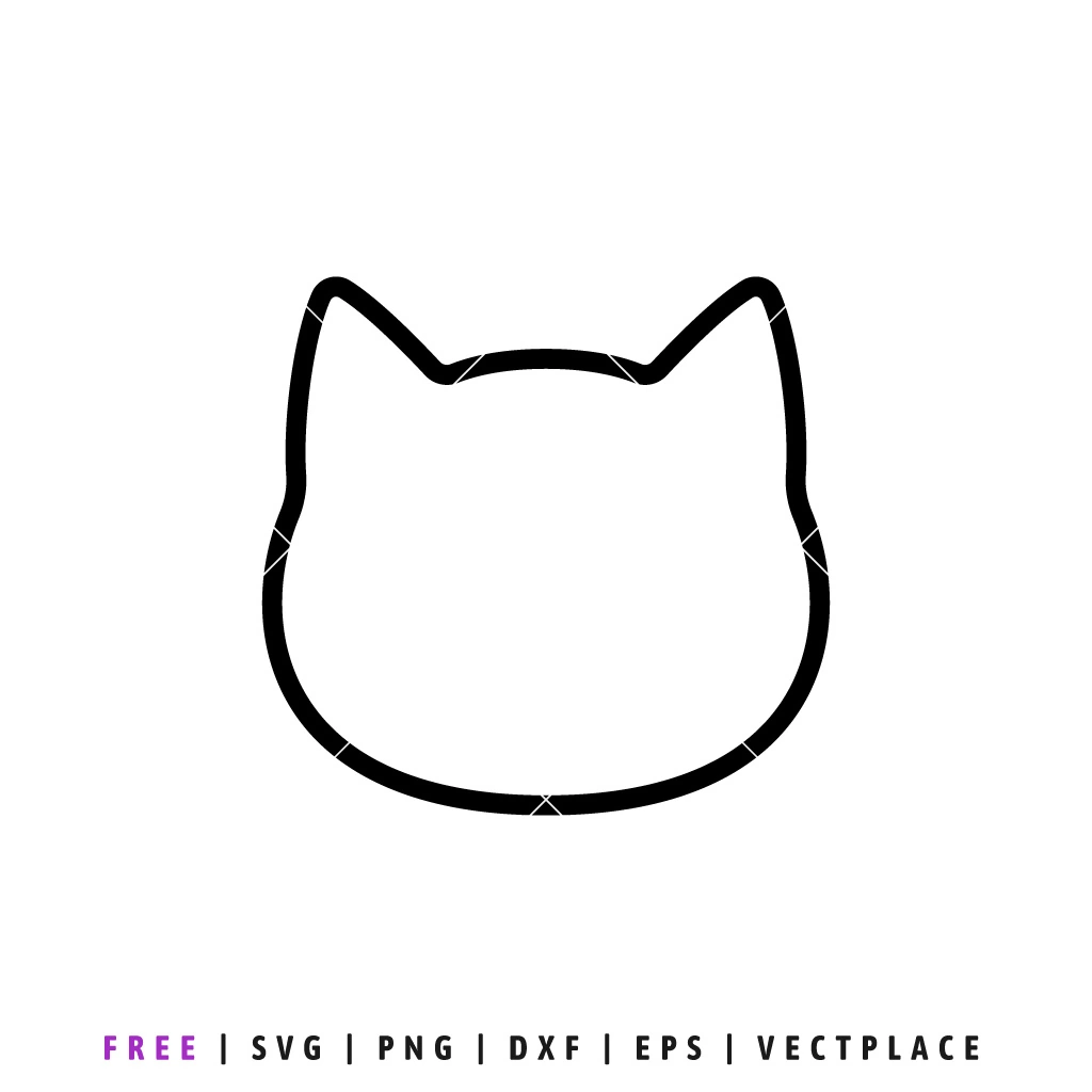 Free Cat Head Svg 2 Free Cat Head Svg 2
