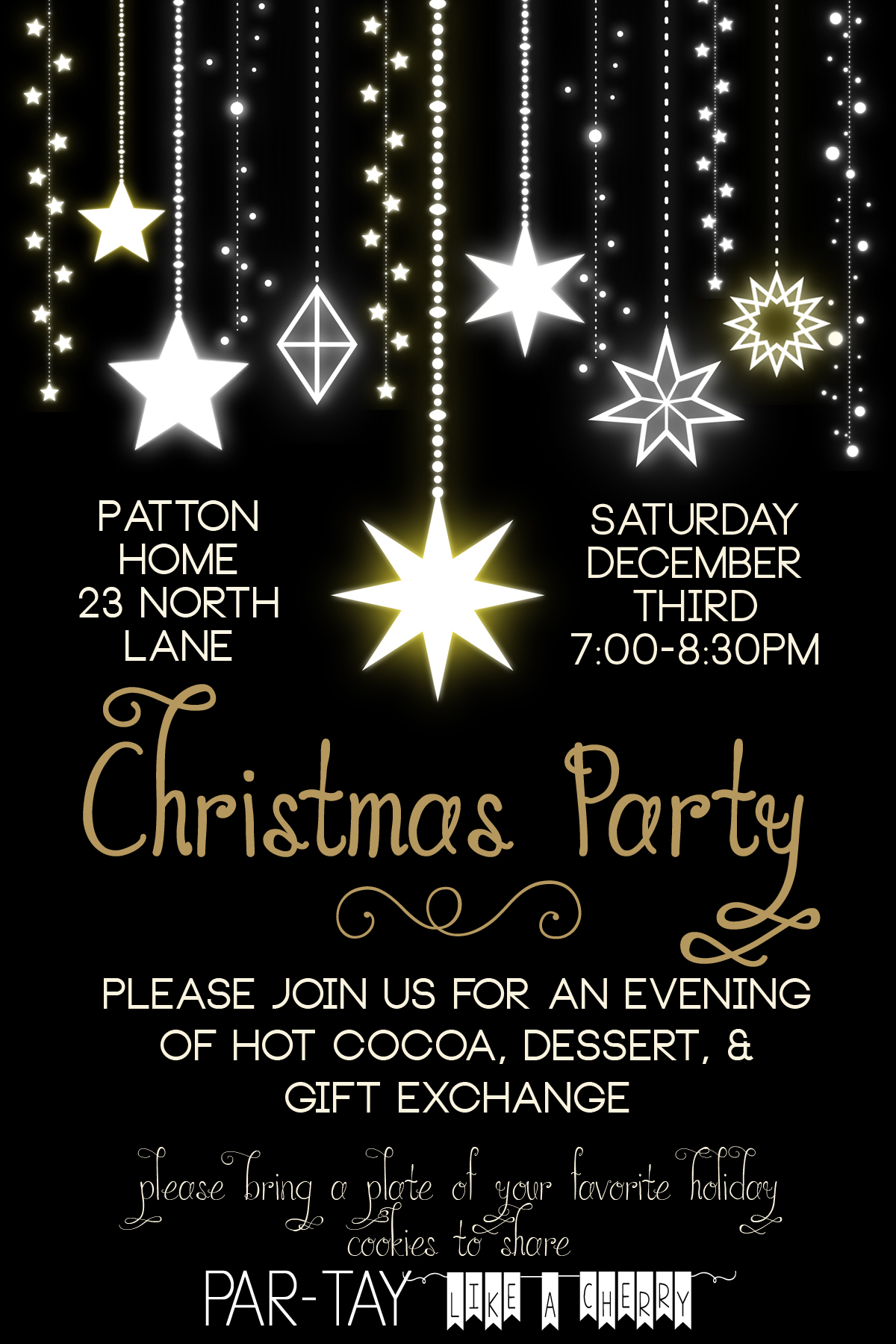Free Christmas Party Invitation