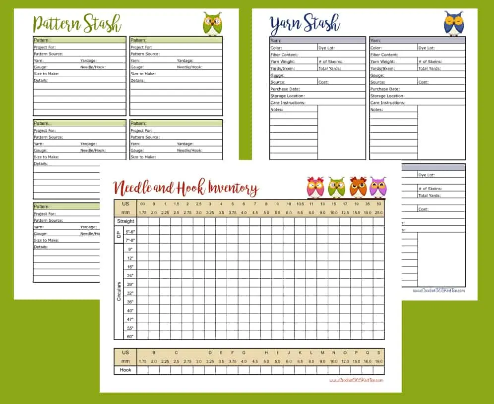 Free Crochet Knit Journal