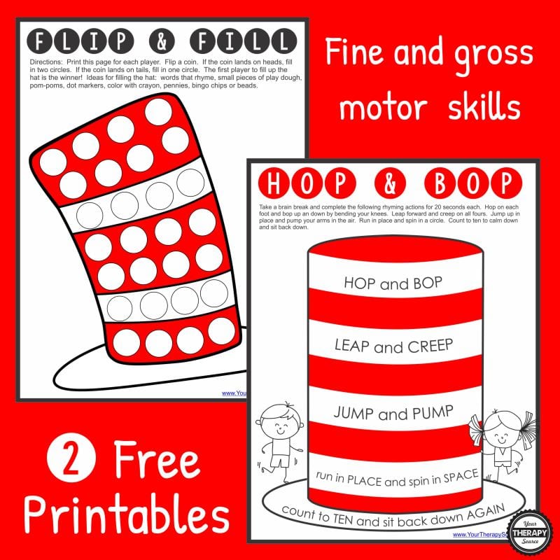 Free Dr Seuss Printables