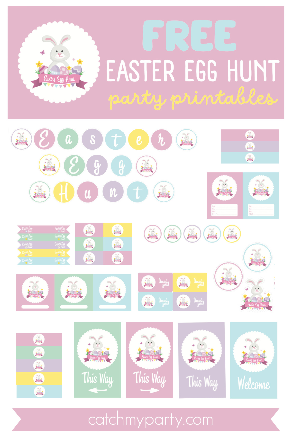 free printable easter egg hunt template