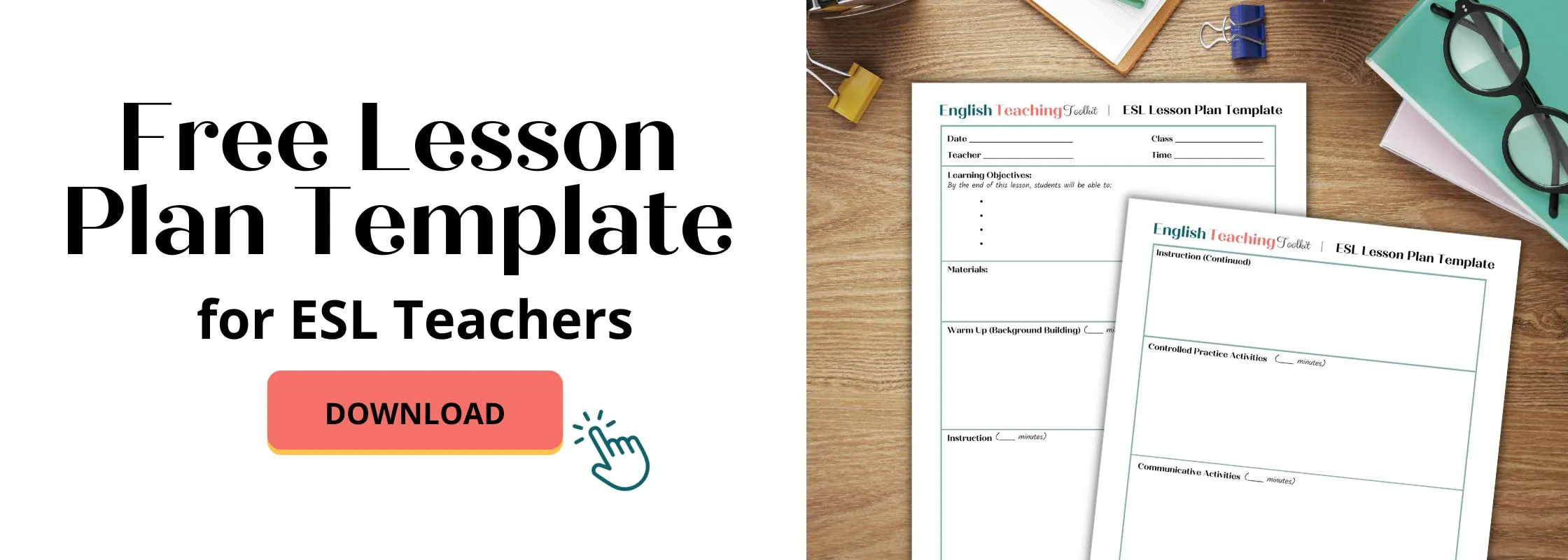 Free Esl Lesson Plan Template