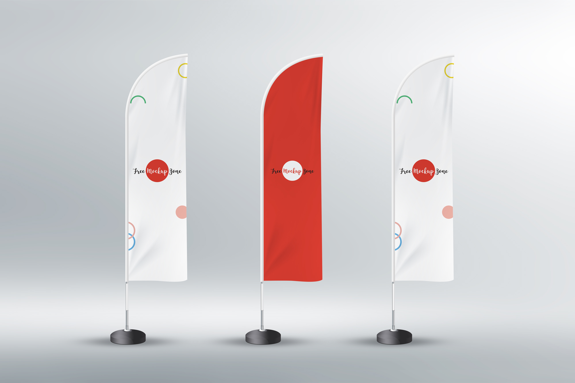 Free Feather Flag Mockup Psd Template Free Feather Flag Mockup Psd Template