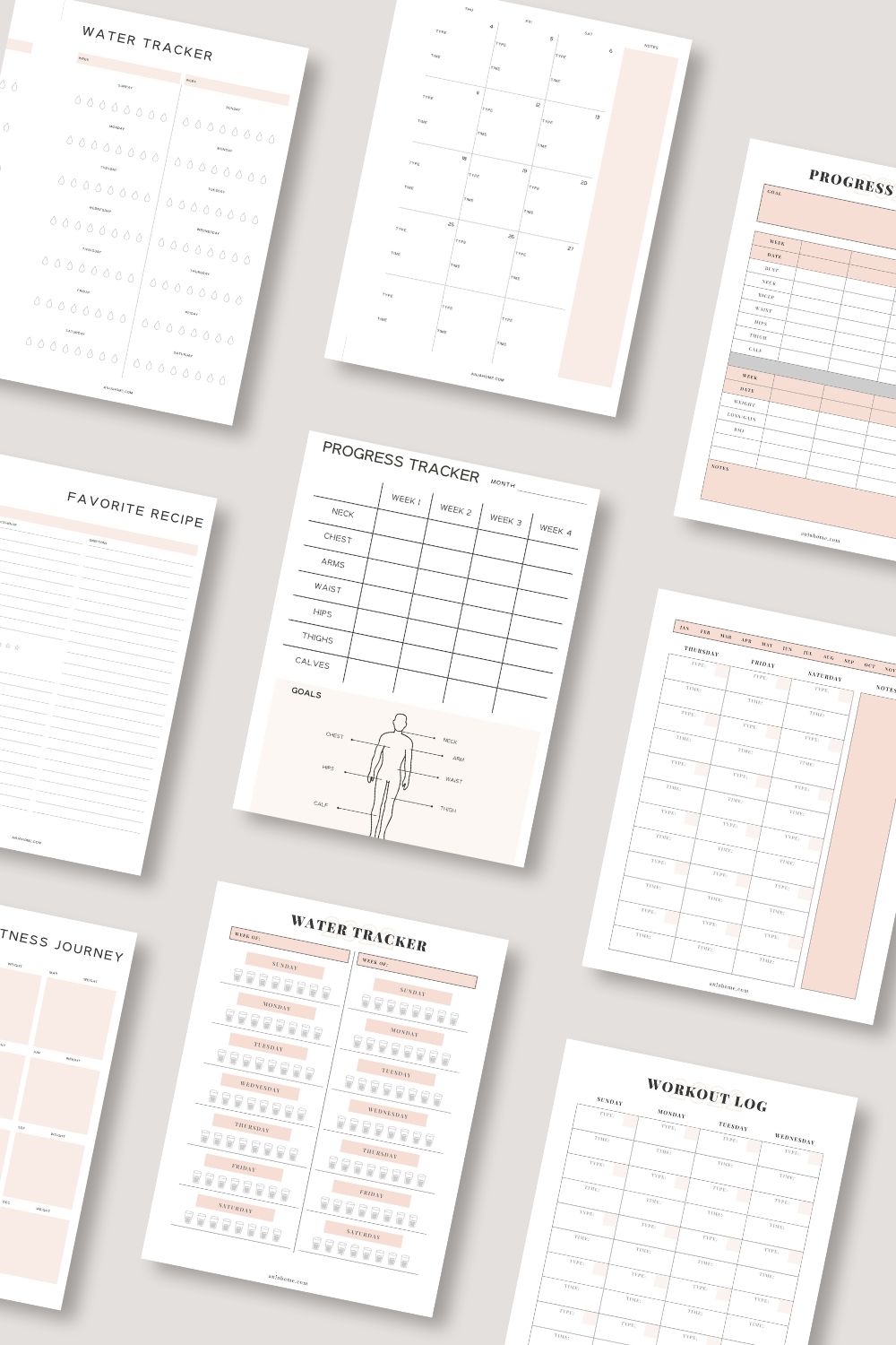Free Fitness Journal Printables
